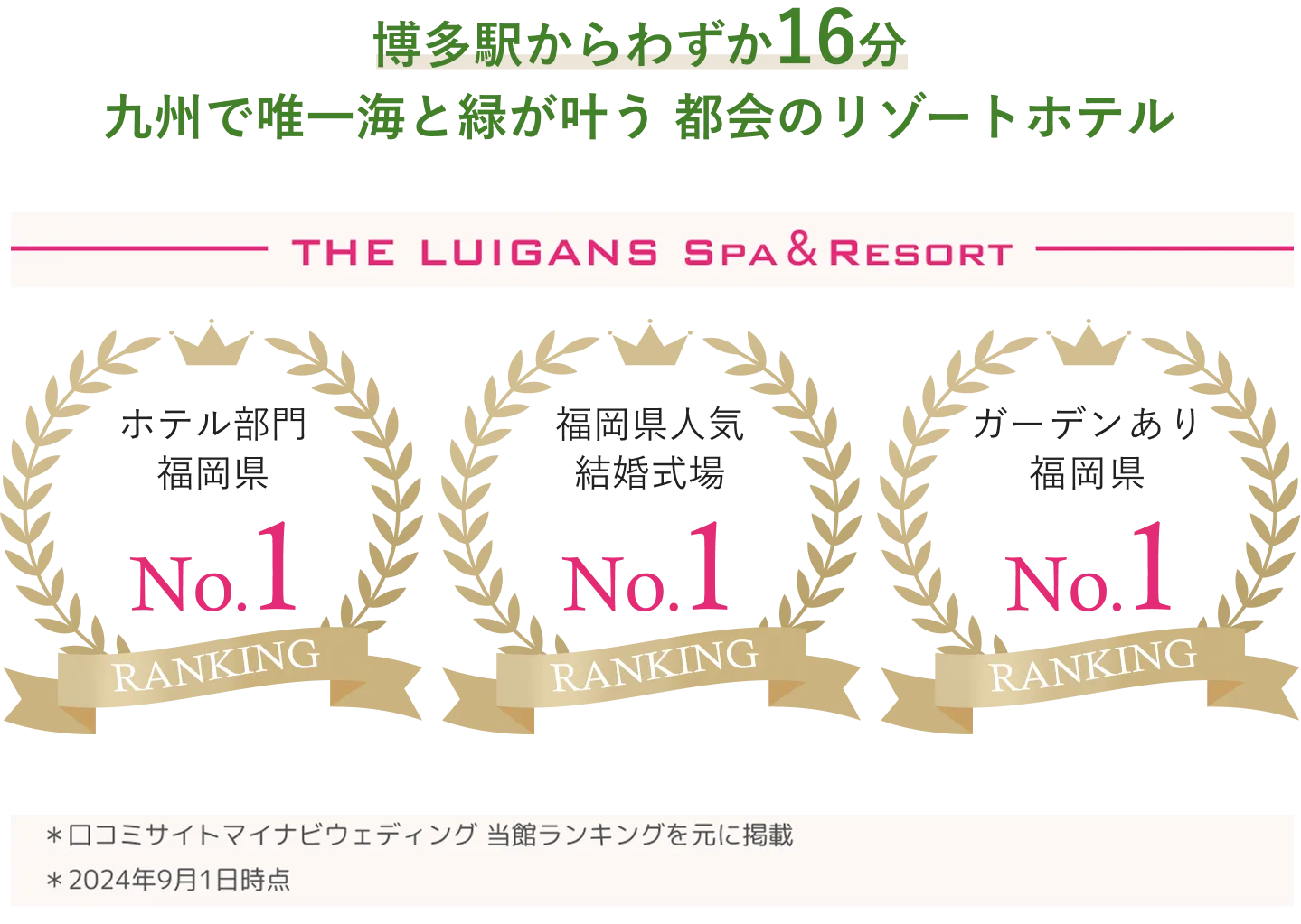新郎新婦やゲストの皆さまから満足度の高い口コミを頂戴しております。